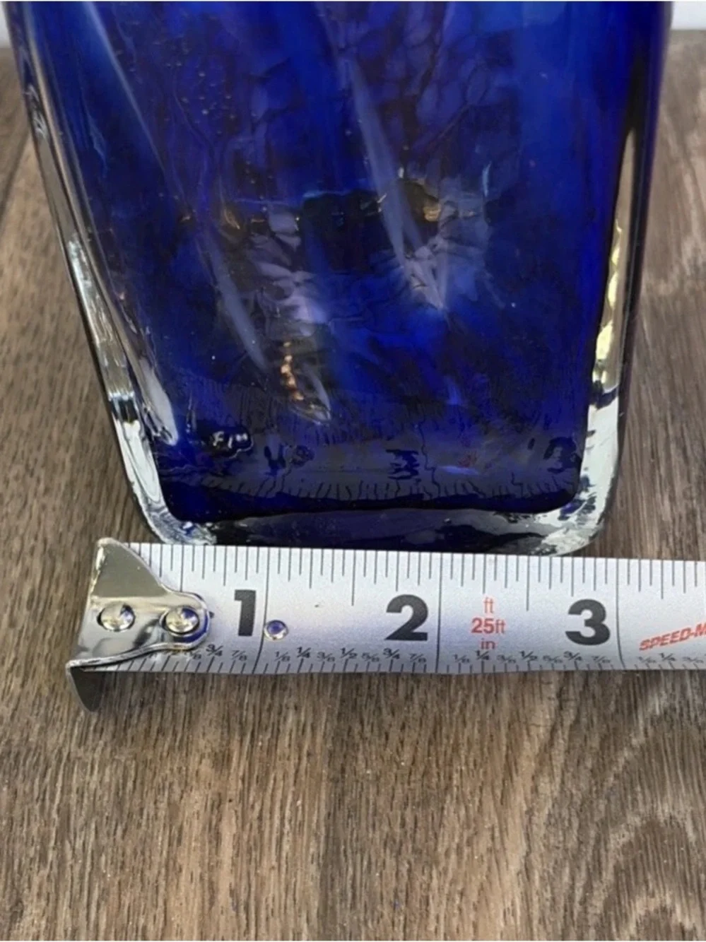 Handblown beautiful blue